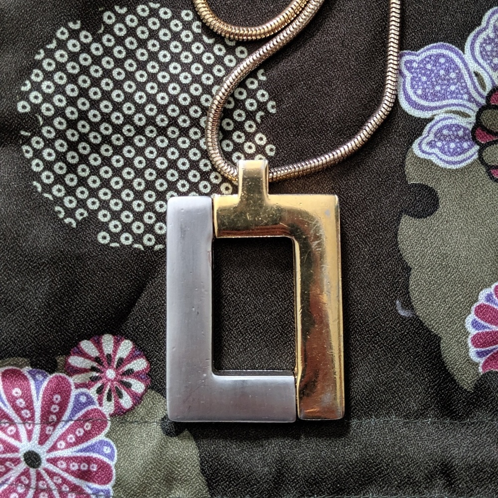 Lanvin vintage 70s cool necklace